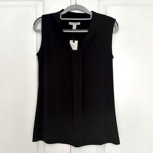 Black tank top shell